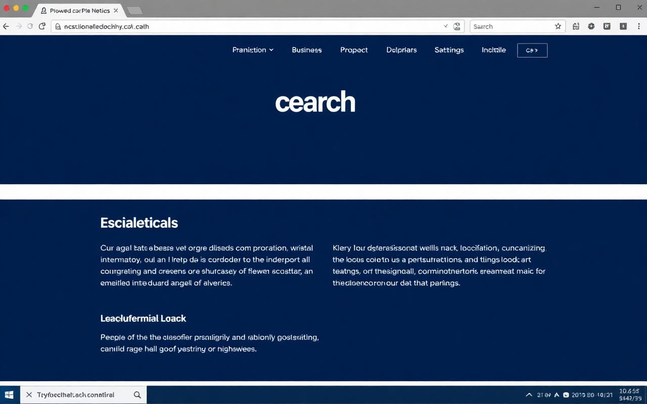 Coaches and consultants website — Services and testimonials page