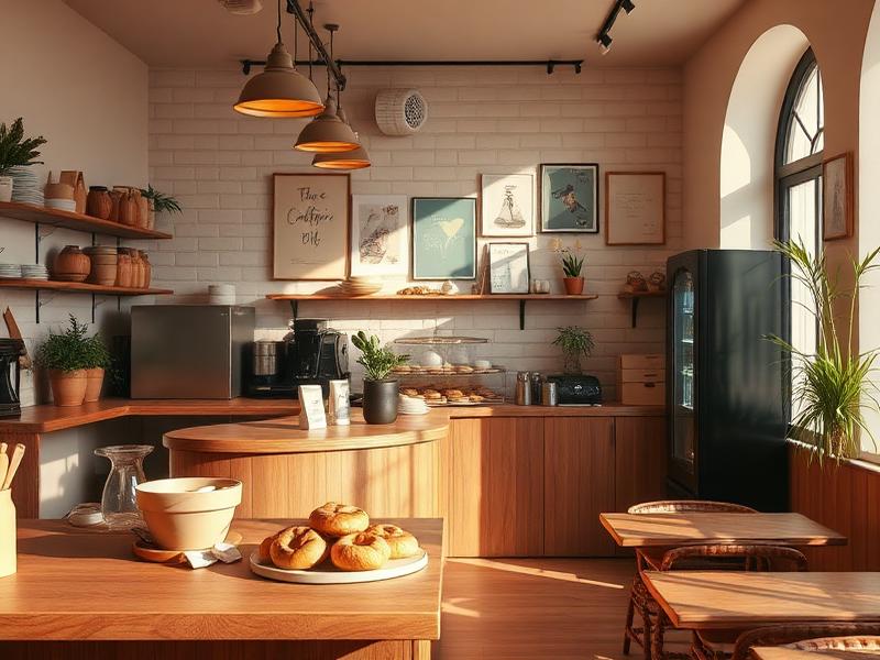 Website example for restaurants and cafés