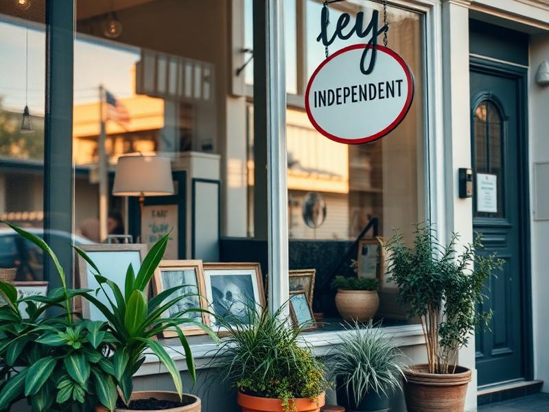 Website example for local shops